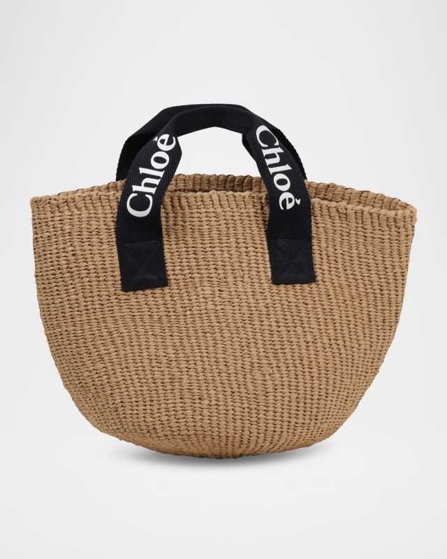 Girl's Logo-Print Basket Bag